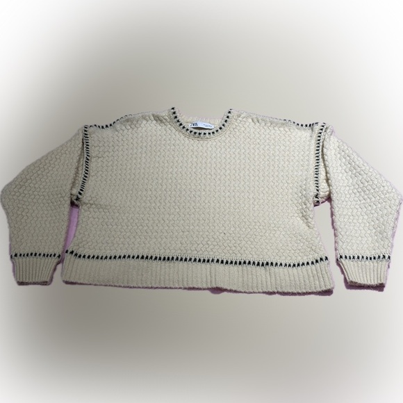 Zara: Women's Textured Sweater- Size Small - Picture 8 of 11